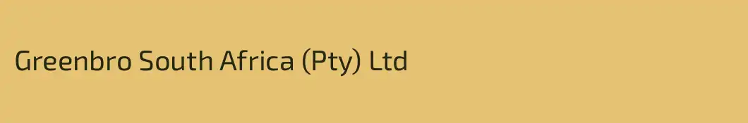Greenbro South Africa (Pty) Ltd